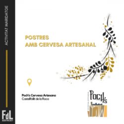 FDL M  Maridatge de postres amb cervesa artesanal  15 Feb  1 pers.  Cerveseria Poch’s - FDL Beer Project