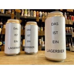 Up Front — Das Ist Ein Lagerbier - Wee Beer Shop