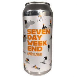 Burkes Brewing Seven Day Weekend Apres Lager 440ml - The Beer Cellar