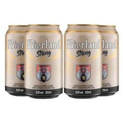 Pack 4 s Bierland Strong Golden Ale lata 350ml - CervejaBox