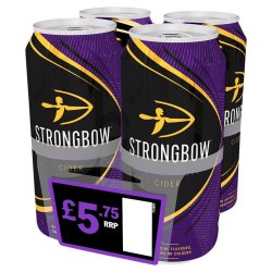 Strongbow Dark Fruit Cider 4x440ml (Price Marked £5.75) - Fountainhall Wines