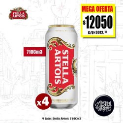 MEGA OFERTA - 4 Stella Artois Lata 710Cm3 - Almacén de Cervezas