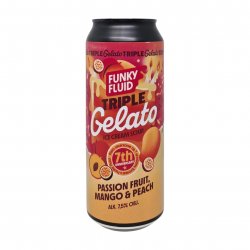 Funky Fluid Triple Gelato: Passionfruit, Mango & Peach Funky Fluid Triple Gelato: Passionfruit, Mango & Peach