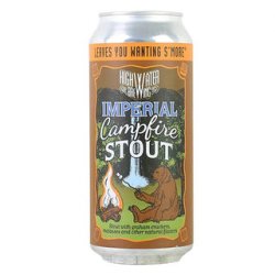 High Water Imperial Campfire Stout 473ml BB 010124 - The Beer Cellar