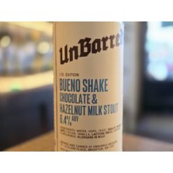 UnBarred Brewery Bueno Shake