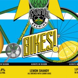 Funk Bikes! Lemon Shandy 4 pack16 oz cans - Beverages2u