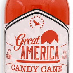 Great America Candy Cane Moonshine 23.5oz Jar - Beverages2u