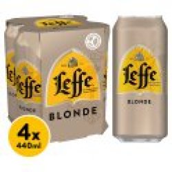 Leffe Blonde Abbey Beer 4x440ml - Fountainhall Wines