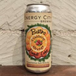 Energy City Brewing Bistro Cranberry Orange Bundt Cake