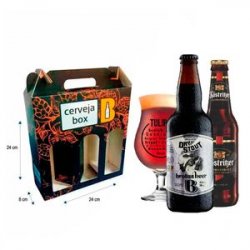 Kit 2 s Escuras + Copo + Caixa Presenteável - CervejaBox