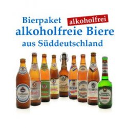 Alkoholfreie Biere aus Süddeutschland - Probierpaket - Biershop Bayern