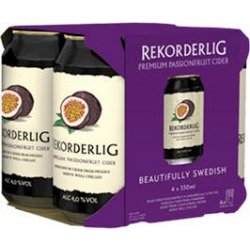 Rekorderlig Passionfruit Cider 4 pack 12 oz. Can - Outback Liquors