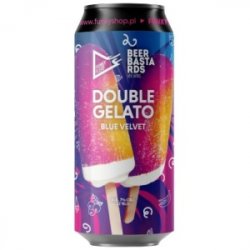 Funky FluidXbeerbastards DOUBLE GELATO Blue Velvet 7% 0,5L - Sklep Impuls