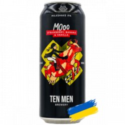 Ten Men Brewery  Mooo: STRAWBERRY, BANANA & VANILLA - Rebel Beer Cans