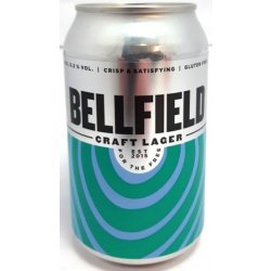 BELLFIELD CRAFT LAGER 33CL CAN - Great Grog