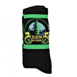 Russian River Socks- Black - Russian River Brewing Company