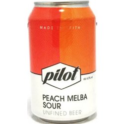 PILOT PEACH MELBA SOUR 33CL CAN - Great Grog