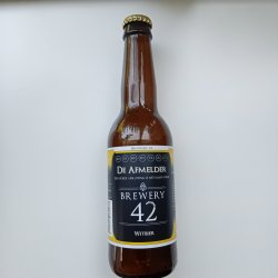 Brewery 42 De Afmelder Witbier - 330ml - 5,3% - Brewery 42 Vriezenveen - GUN Speciaalbieren