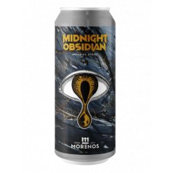 Morenos Midnight Obsidian Imperial Stout Lata 473 - La Belga