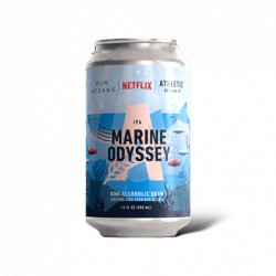 Athletic Brewing - Marine Odyssey Non-Alcoholic IPA - Limited Edition - 12oz - Proofnomore