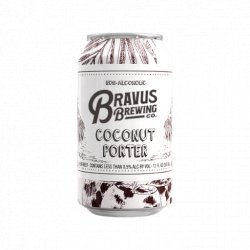 Bravus Brewing – Non-Alcoholic Coconut Porter  – 12oz - Proofnomore