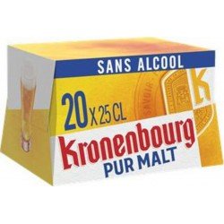 BiÃre Pur malt Kronenbourg Sans alcool 20x25cl - Selfdrinks