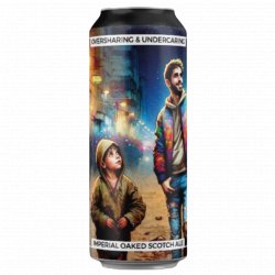 O Brother Brewing- Oversharing & Undercaring Scotch Ale 8% ABV 440ml Can - Martins Off Licence