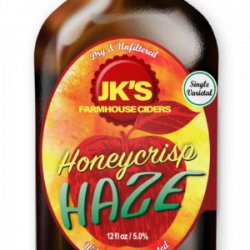 JK’s Honerycrisp Haze Farmhouse Cider 2412 oz bottles - Beverages2u