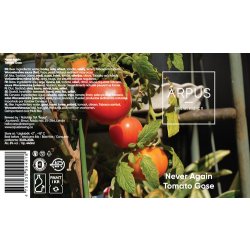 Ārpus Brewing Co. Never Again Tomato Gose