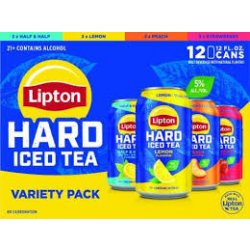 Lipton Hard Tea Variety 12 pack12 oz cans - Beverages2u