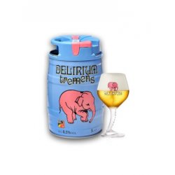 Barrilito Delirium Tremens 5 lt. + Copa Trompa 500 cc. - Lúpulo House