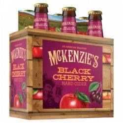 McKenzie’s Black Cherry Cider 6 pack12oz Bottles - Beverages2u