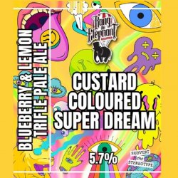 BANG THE ELEPHANT BREWING Custard Coloured Superdream (KEYKEG) 5.6% - Beer Paradise