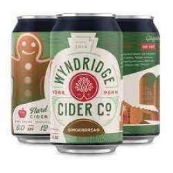 Wyndridge Gingerbread Hard Cider 24 pack12 oz cans - Beverages2u