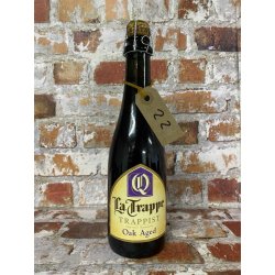 La Trappe Quadrupel — Oak Aged Batch 22 - Gerijptebieren.nl