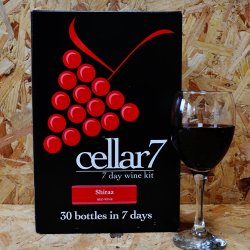 Cellar 7 - Shiraz - 30 Bottle Red Wine Kit - Brewbitz Homebrew Shop