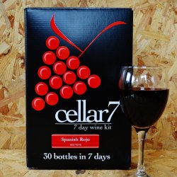 Cellar 7 - Spanish Rojo (Rioja Style) - 30 Bottle Red Wine Kit - Brewbitz Homebrew Shop