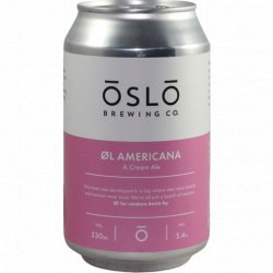 Oslo Brewing Company -                                              Øl Americana - Just in Beer