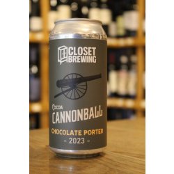 CLOSET BREWING COCOA CANNONBALL STOUT - Otherworld Brewing ( antigua duplicada)