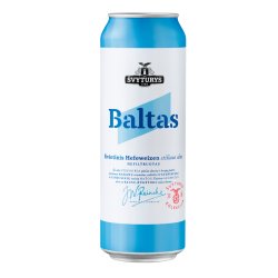 Alus Švyturys BALTAS (0,568 l skard.) - Gero Alaus Parduotuvė