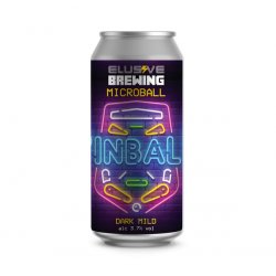 Elusive - Microball - 3.7% Dark Mild - 440ml Can - The Triangle