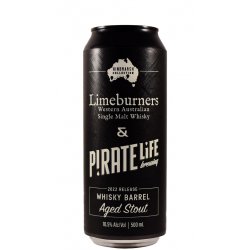 Pirate Life Limeburners Whisky Barrel Aged Stout 2022 500mL - Wine Sellers Direct