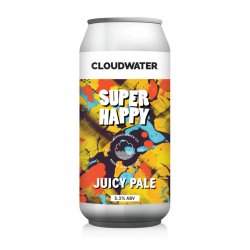 Cloudwater, Super Happy, Juicy Pale Ale, 5.3%, 440ml - The Epicurean