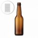 One-way beer bottle Longneck 33 cl, 26 mm - pallet 3249 pcs One-way beer bottle Longneck 33 cl, 26 mm - pallet 3249 pcs