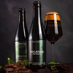 Vocation Barrel Aged Mint Chocolate Stout 12.2%  330ml Bottle - Vocation