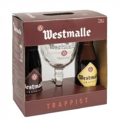 Westmalle 2x33cl + Glass Gift Pack 8.3% - Beer Paradise