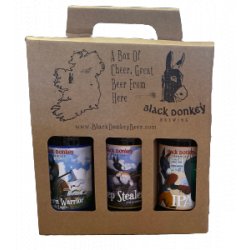 Black Donkey 3 Pack Craft Beer Selection  Core Beers - Black Donkey Brewing