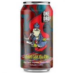 One Drop Brewing Streetside Hustler Chai Latte Imperial Pastry Stout 440ml - The Beer Cellar