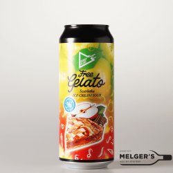 Funky Fluid  Free Gelato Szarlotka Non-Alcoholic Ice Cream Sour 0,5% 50cl Blik - Melgers