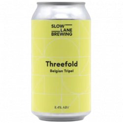 Slow Lane Brewing Threefold Belgian Tripel 375ml - The Beer Cellar